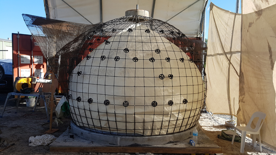 3.0m dome airform & rtebar