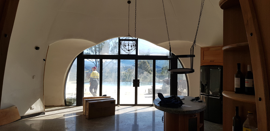 Coffee Camp centre 8.0m dia dome