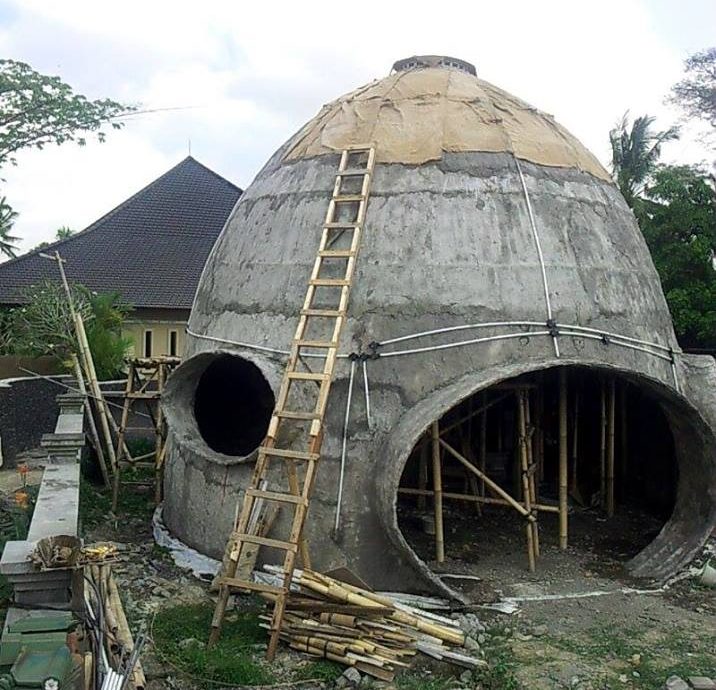 Shannon McCabe 7.0m bamboo dome Bali